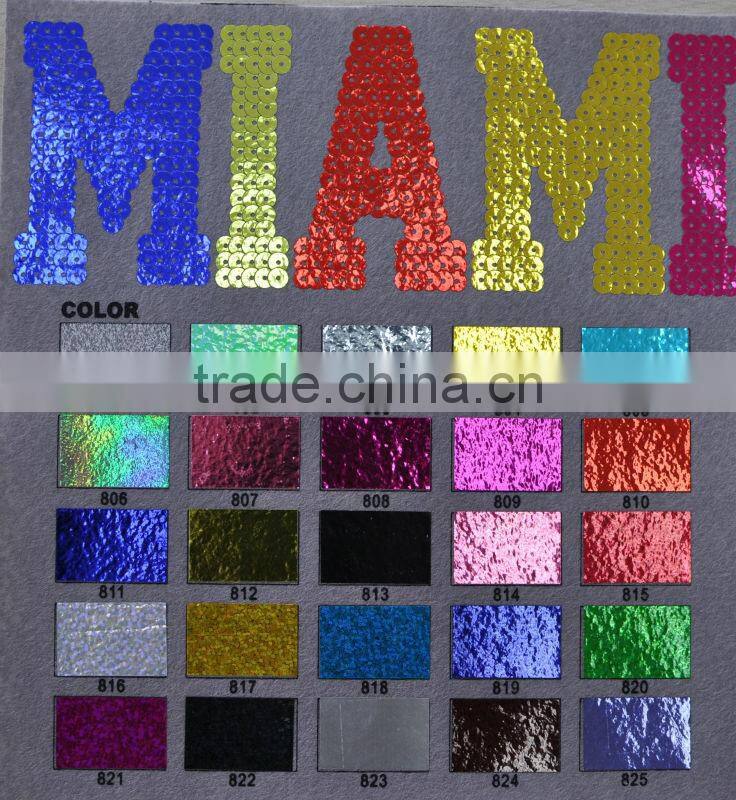 custom basketball embroidery and sequin patch FOKSY