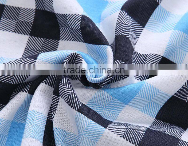 Raidyboer Men's knit polo t shirt 100%cotton with check Raidyboer