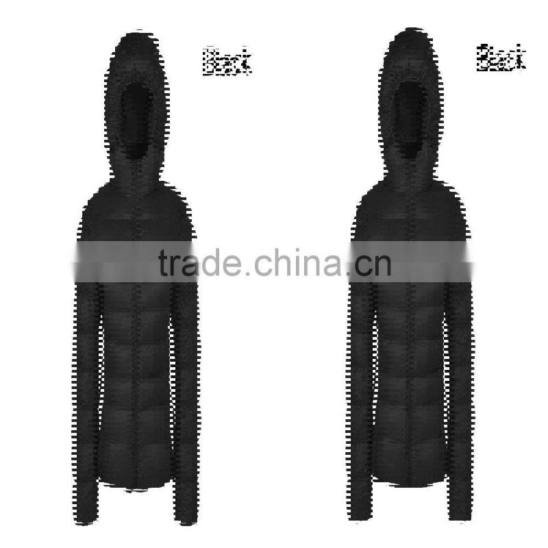 colorful Hoodie down jacket/women puffer jacket/light weight compact jacket