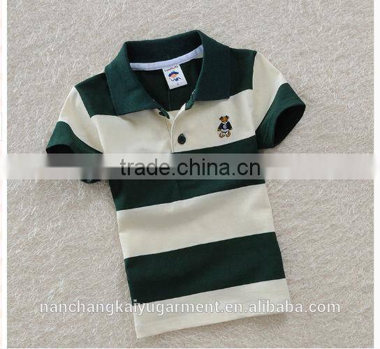 High quality custom print polo T shirt for boy kids