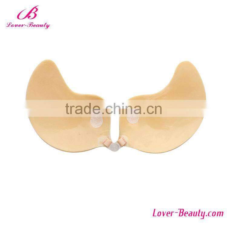 Wholesale Breathable Blue Backless Strapless Sexy Girl Open Nipple Bra