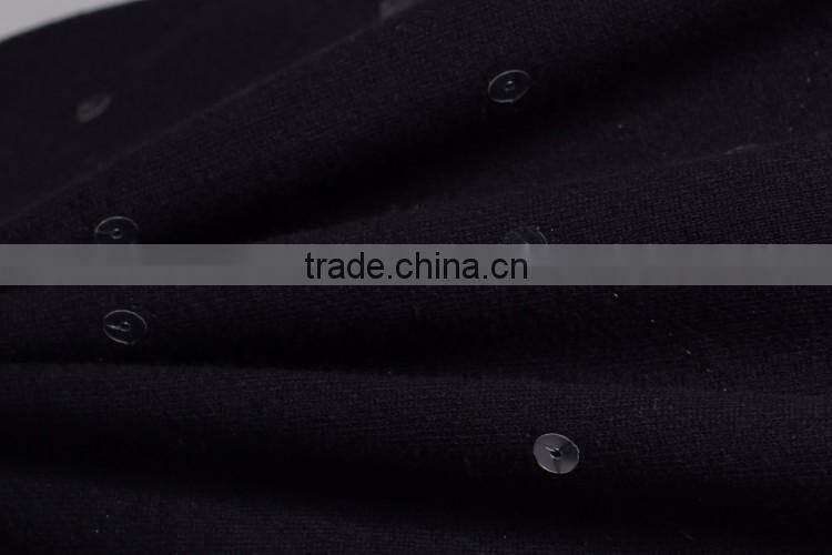 Sequin fabric Round neck custom wholesale bulk hoodies and 100 cotton plain sweatshirts wholesale women without hood