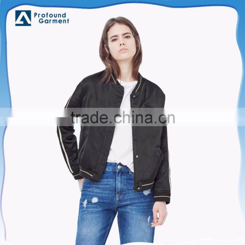 fleece and nylon fabric full zip adjustable toggles at hood casual quilted chinese women winter down jacket coat with lining