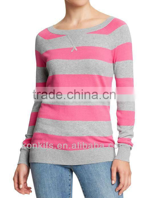 Womens Cardigan Striped Sweaters