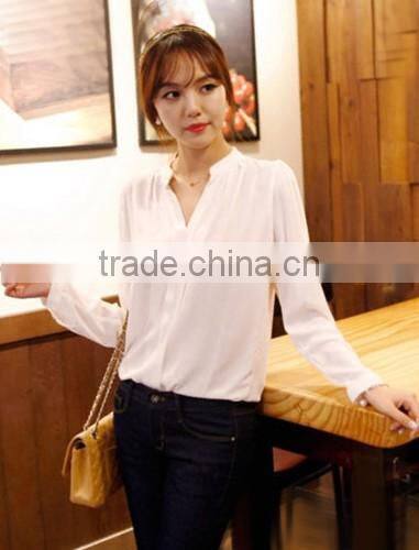 SZXX Tops Fashion Womens Lady Long Sleeve Casual Blouse
