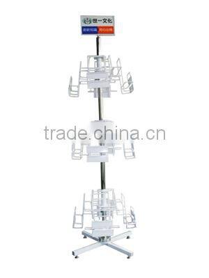 flexible floor-stand counter greeting card/books display racks