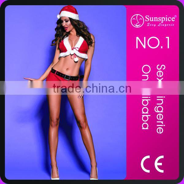 Wholesale Sexy Role Play Christmas Costume with Christmas Hat