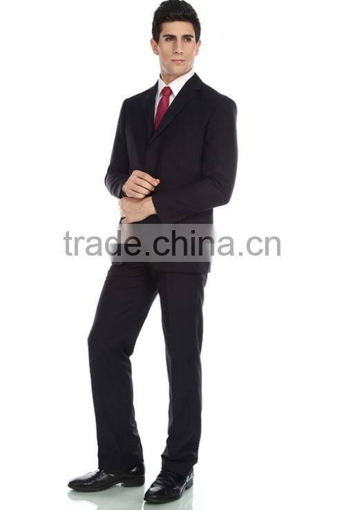 latest design black coat pant mens suits 2015