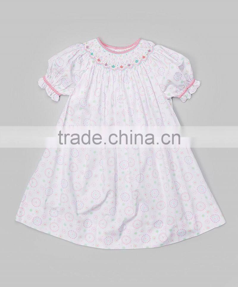 2017 new arrival Hot Sale Fashion Style 100% cotton printing customized girls hand made baby body suit