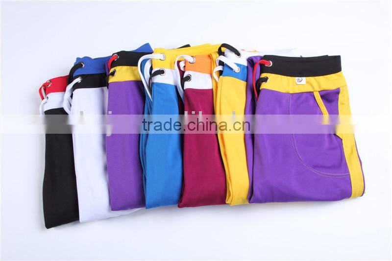 Breathable mens mesh track pants