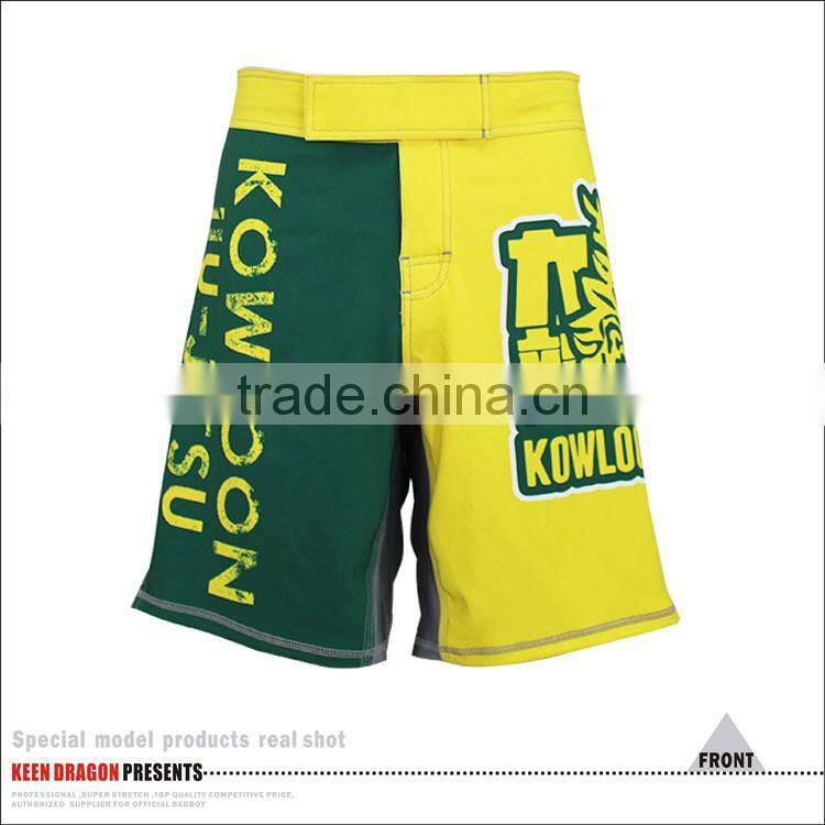 Large size sportswear 4-way stretch custom design mens mma shorts xxxl