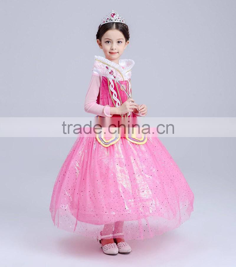 2016 wholesale pretty princess children fancy dress