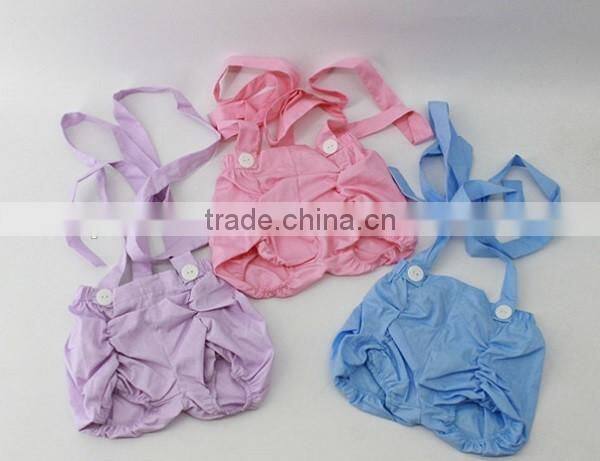 New Style Cotton Baby Pink Kids Shorts Wholesale Baby Ruffle Bloomers