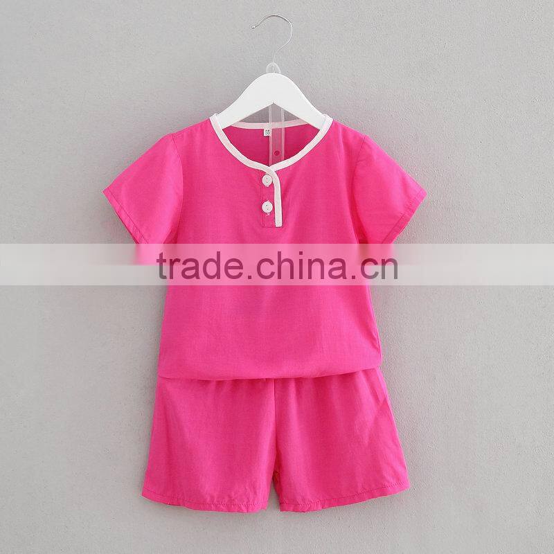 Boys and Girls Air Conditioning Home Service Children's Pajamas Suit Summer Thin Section Sets