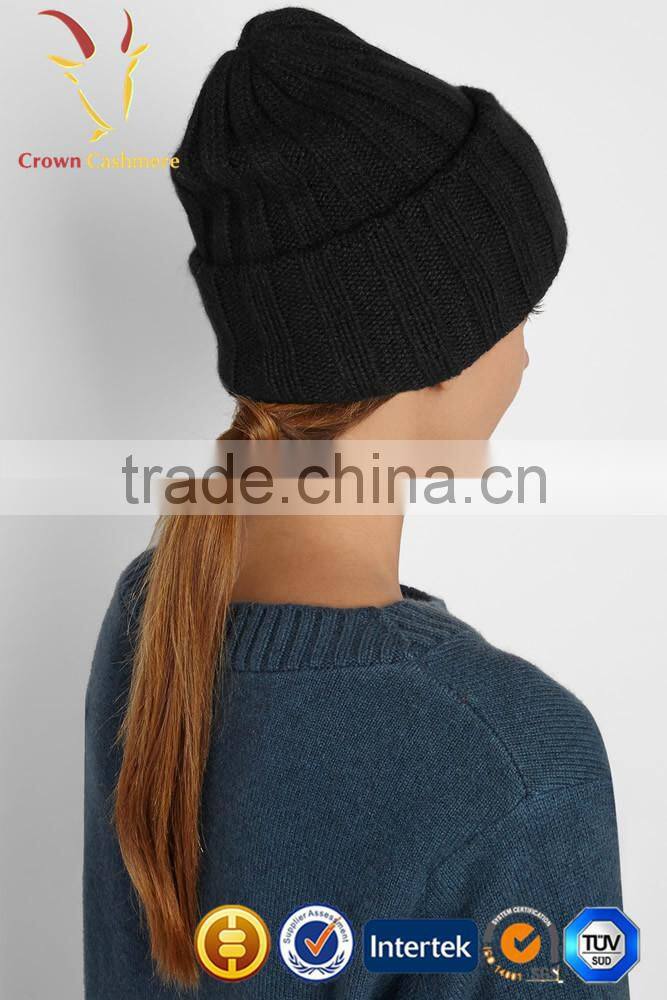 Cashmere Knitted Hat/Custom Knitted Hat in Different Color/Hand Knitted Hat