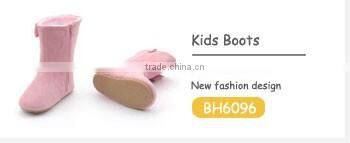 Wholesale baby moocsin shoes suede leather baby girl boots