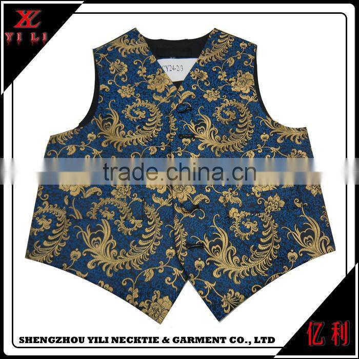 Comfort and elegant design fashion polyester men waist coat