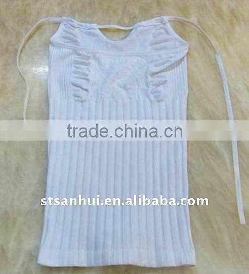 Fashion white cotton sexy girls seamless camisole top quality