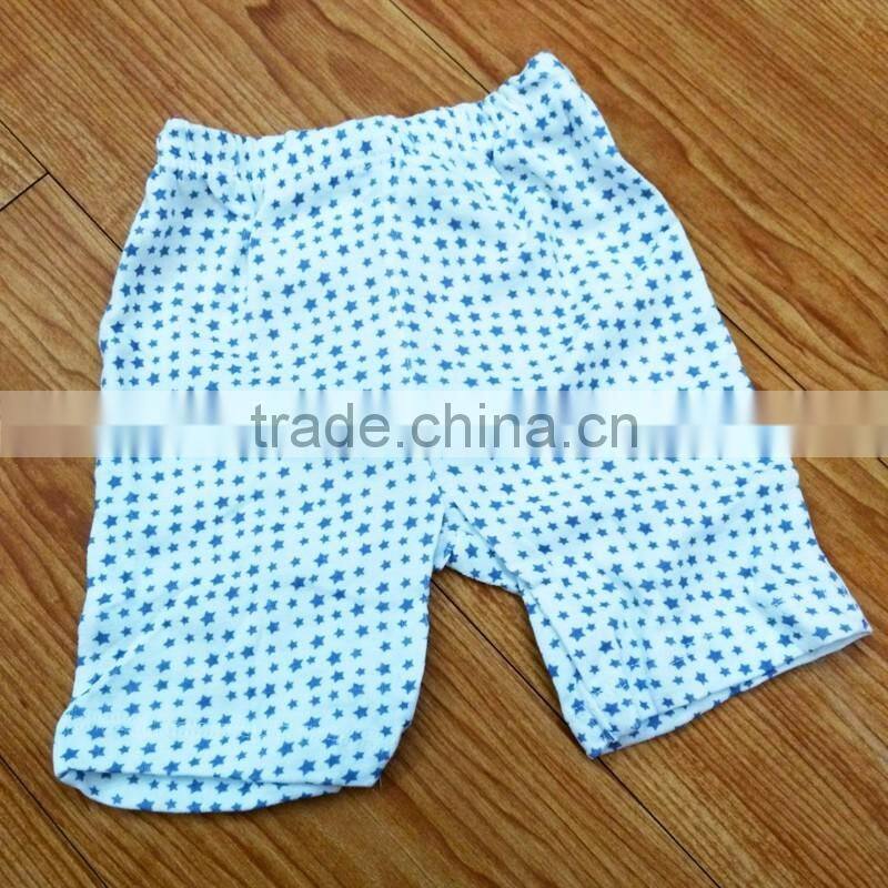 Cute patterns embroidered short baby PP pants