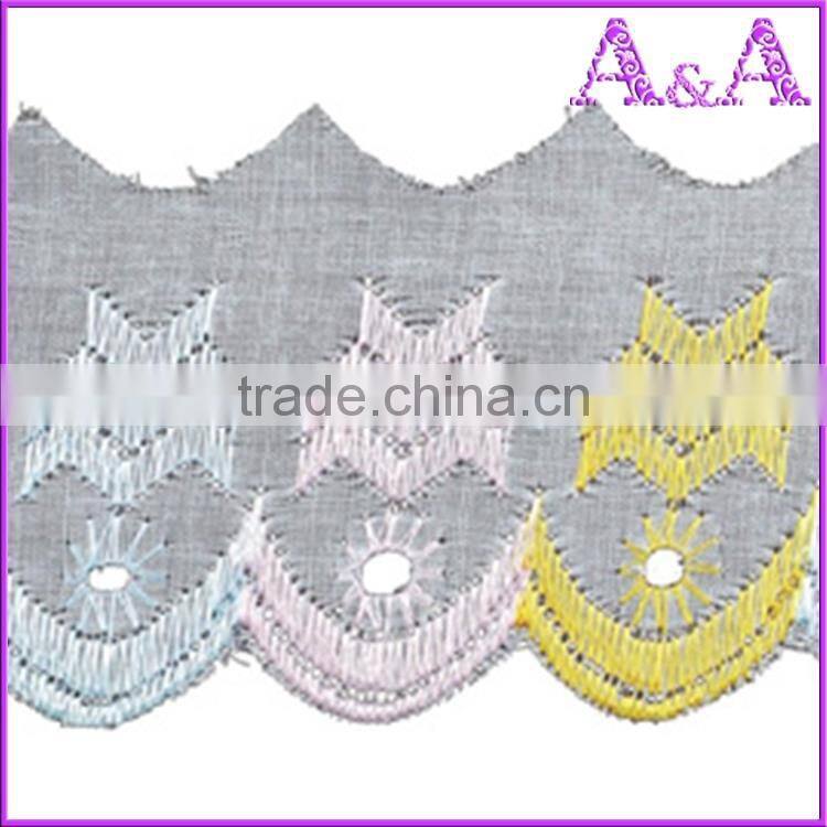 Latest T/C Mesh Lace Fabric For Cloths