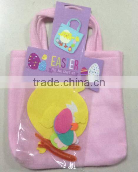 Easter Felt Bag Craft Kit, Make Your Own Easter Bag, DIY Easter Bag, Easter Character