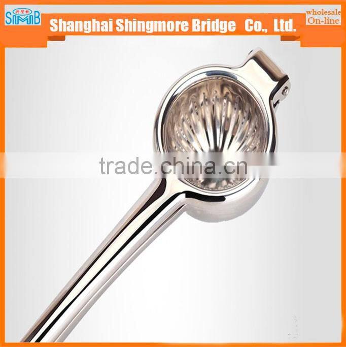 best selling high quality standard 304 stainless steel manul lemon squeezer
