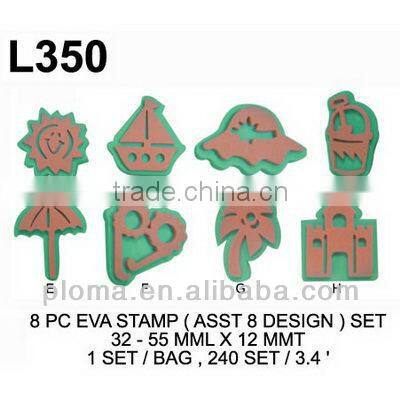 EVA STAMP (S208) 5PCS ROLLER STAMP SET