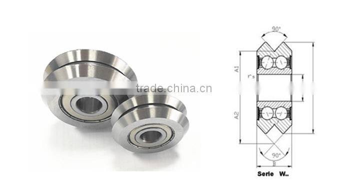 V Groove Guide Bearing/Track Roller Bearing W4X/RM4 2RS