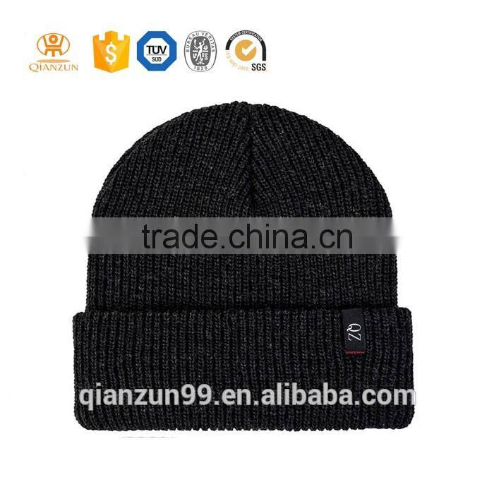 A&B thread Wholesale 100 acrylic beanie custom sports beanie knit beanie