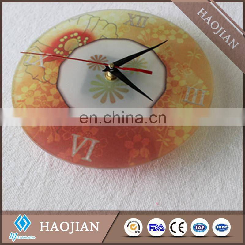 blank sublimation glass clock