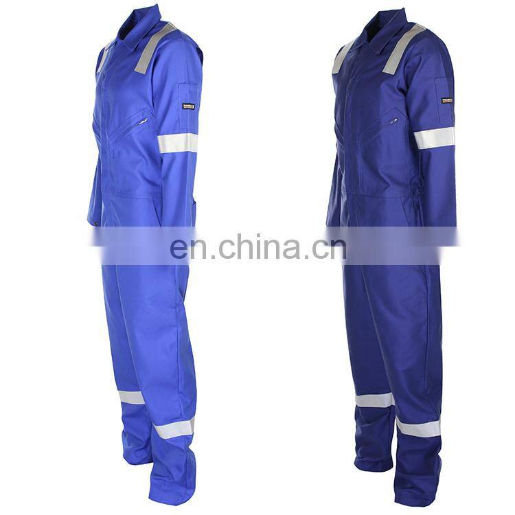 Custom 100%cotton fire retardant protection coverall for oil industry
