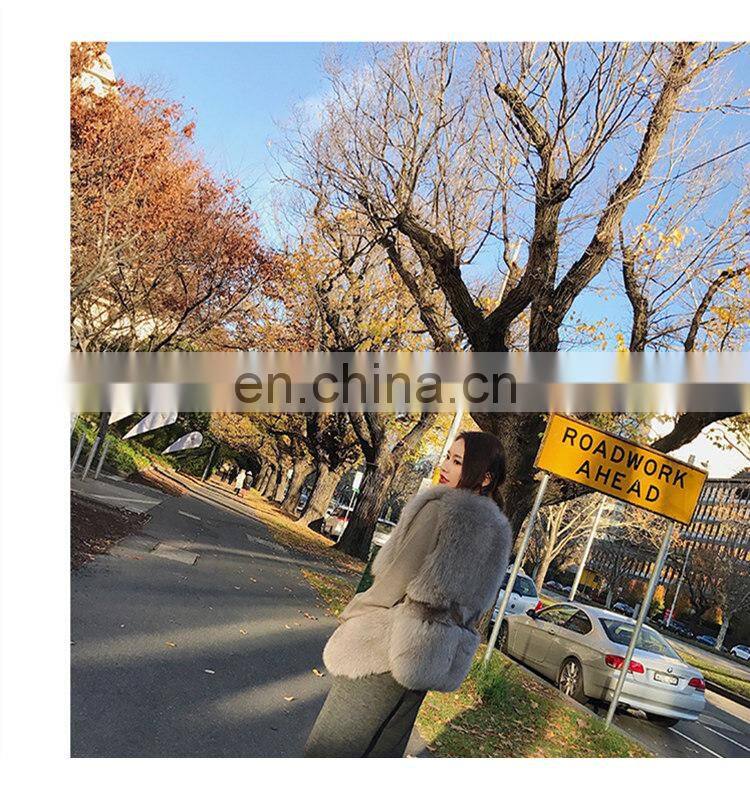 Wholesale New Fashion OEM Factory Real Fox Fur Vest/Coat for Women