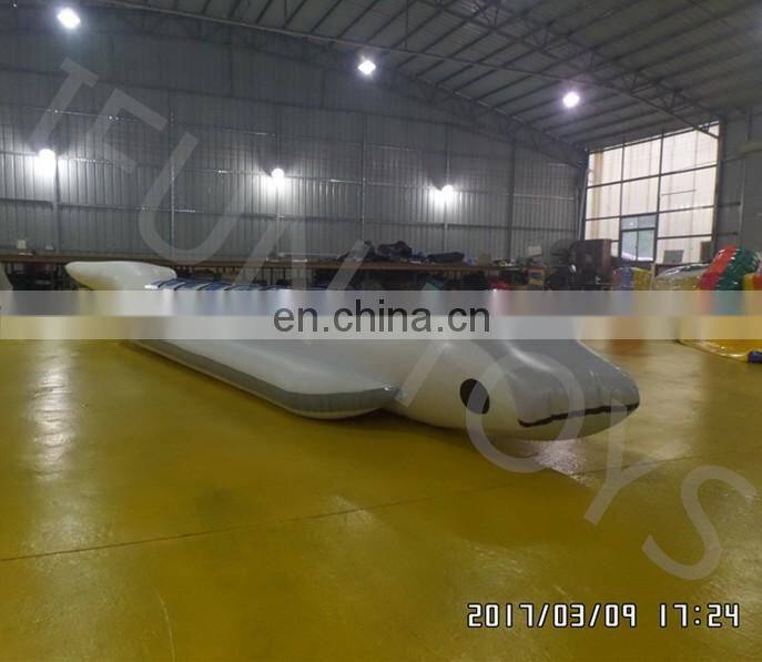 Sea Inflatable flying fish water towable tubes/ inflatable water sled fly fish