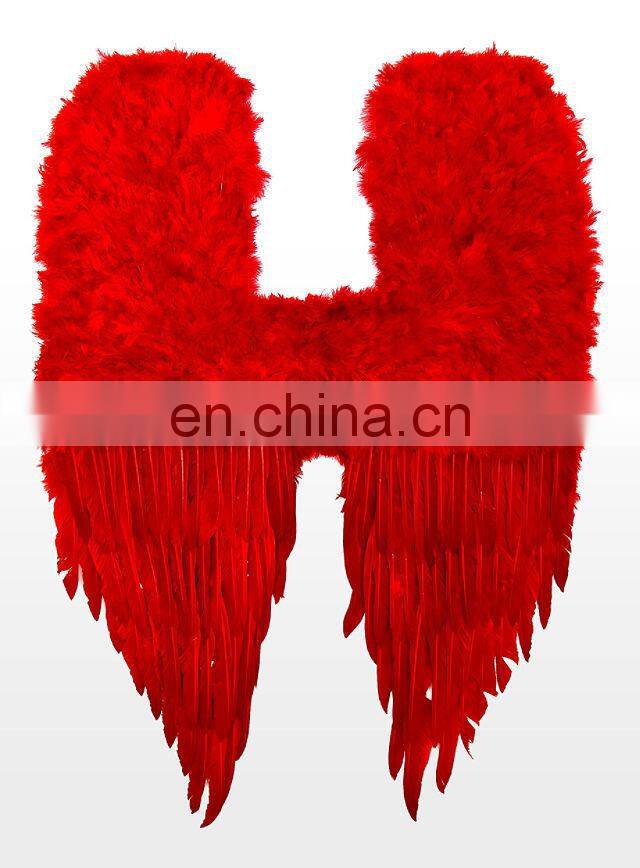 wholesale Party big red large Feather angel wings FW-0029