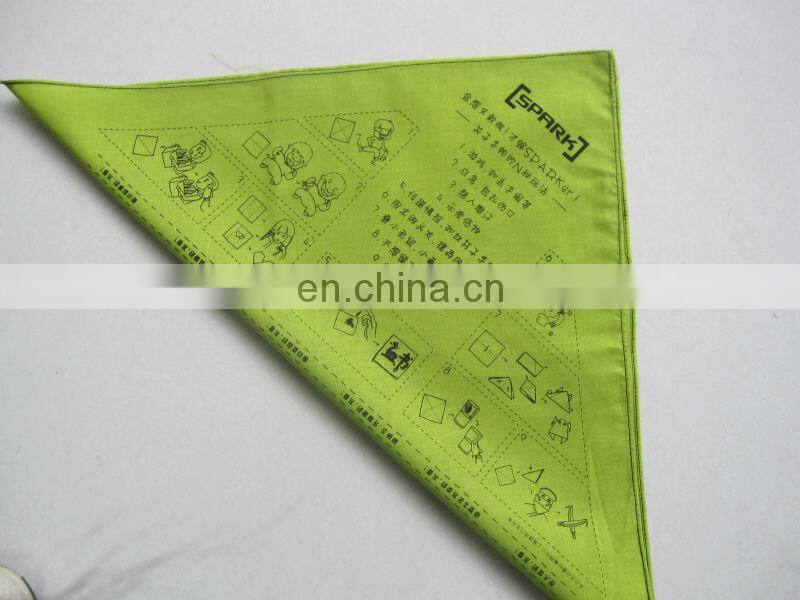 100% cotton men printed Handkerchief