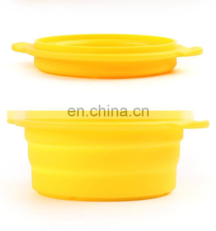 Pet Application Accessories Portable Dog Feeder Silica gel bowl(pro-environment silica gel)