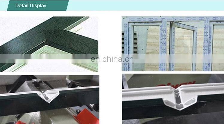 Production of 20 upvc windows per day upvc v type cutting machine