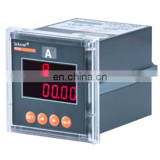 Acrel PZ72-AI/JMC single phase led programmable digital panel meter ampere meter optional RS485 4-20mA output alarm