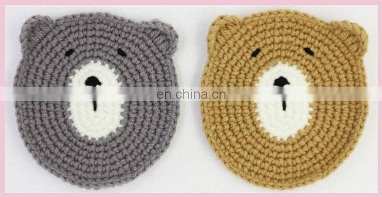 crochet placemat cotton coaster