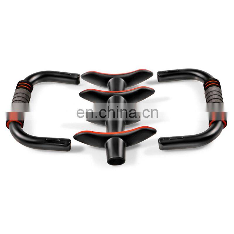 chromed push up bar with foam handle home use arm training pull up bar portable fitness equipment,standing pull up bar