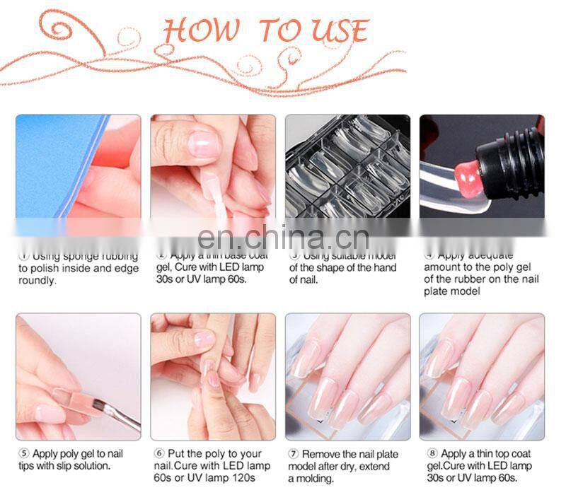 RNK Hot Sale 30Gram 60Gram Private Label Nail Polish Manufacturers Acrylic Poly Gel