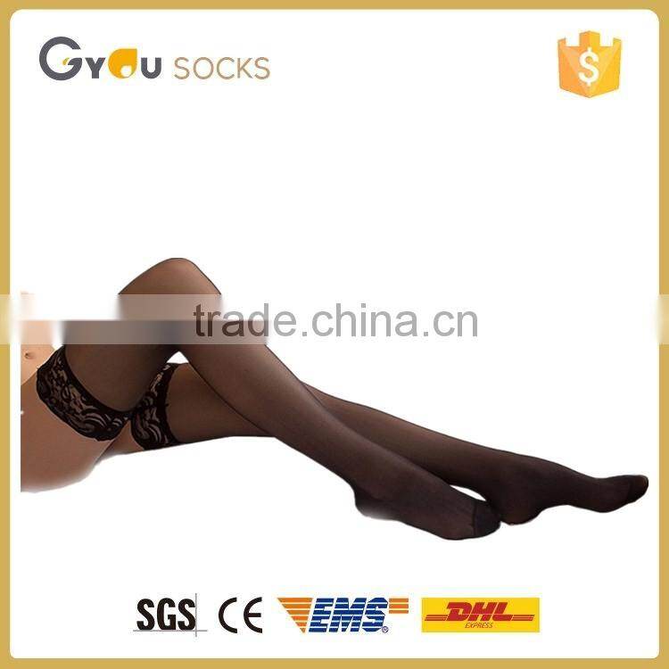Customized elegant women style nylon compression fishnet stockings
