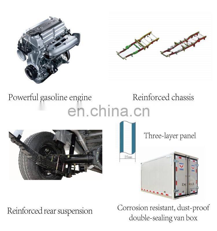 fuel-efficient Single-cabin double-layer dust proof box cargo truck