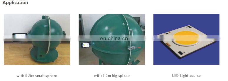 350A 380-780nm flux meter Portable Lumen Led photometric Testing Equipment everfine spectrometer