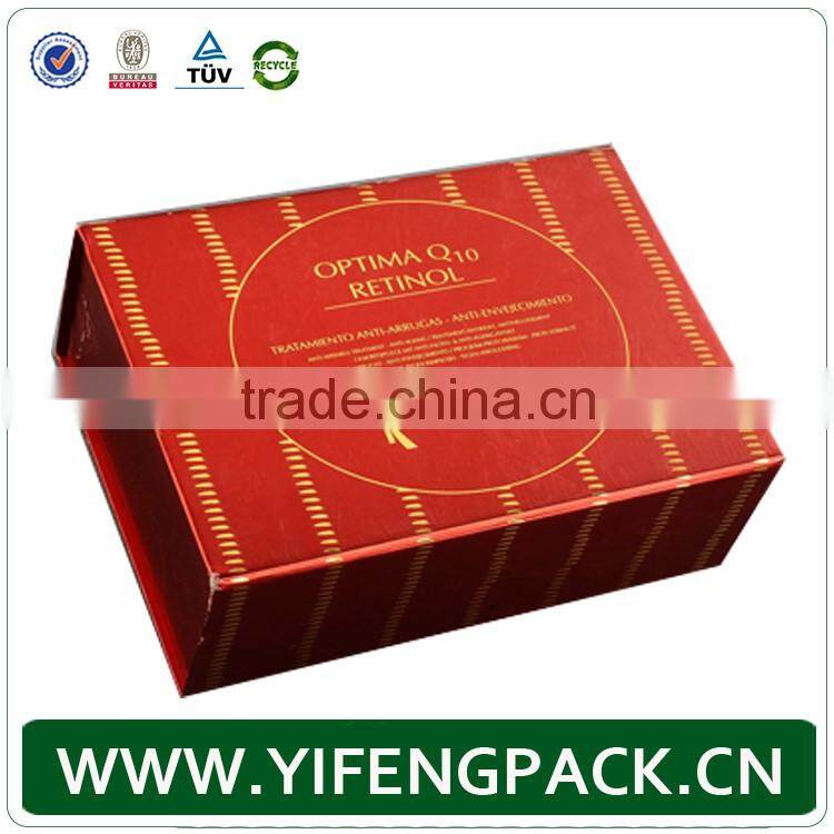 China products Custom Printing Paper folding cosmetic box packaging,cosmetic paper box best products , gift paper box