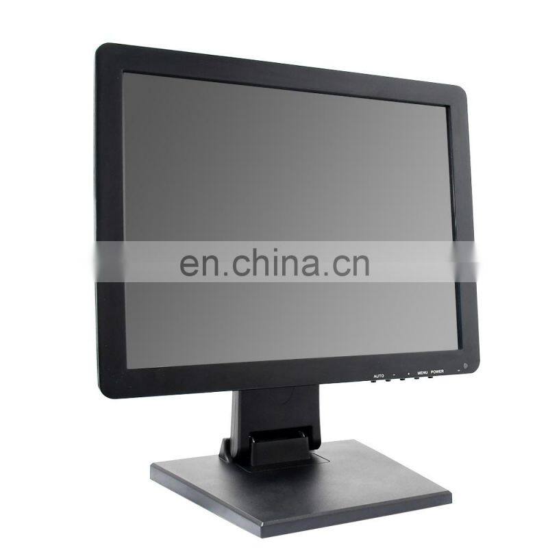 15"TFT LCD Touch Screen Monitor 4 Wire Resistive Touch POS Computer PC System Display