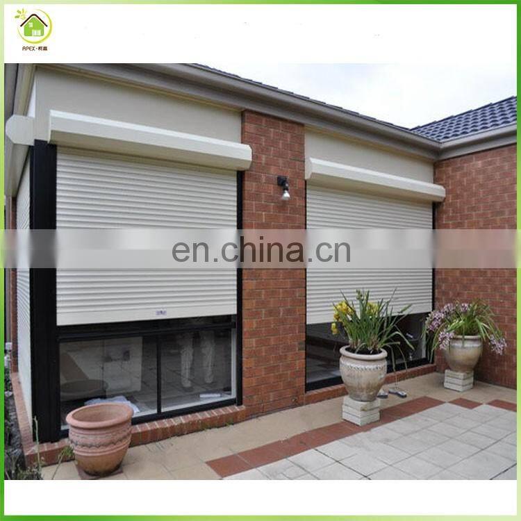 Aluminum home custom exterior roller shutters windows for indoor
