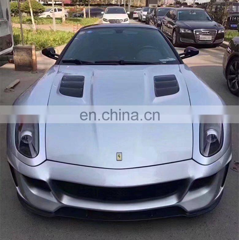 Runde Resin +Carbon Fiber Material For Ferrari 599 Upgrade Vorsteiner Style Body Kit Front Bumper Rear Bumper Side Skirt Spoiler