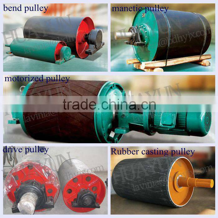130mm Dia Light Weight Crown Type Oil Steeped Conveyor Drum Motor