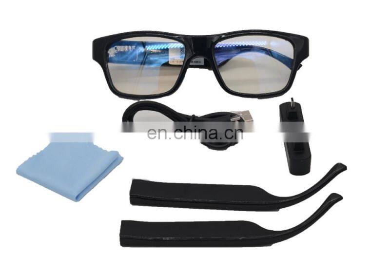 High Tech 1080P Full HD live streaming NO Hole Invisible android wifi video glasses camera